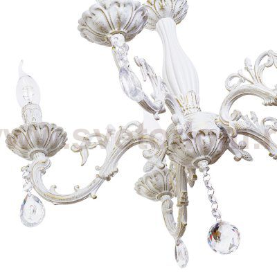 Люстра классическая с хрусталем Экономсвет 30654/5WT