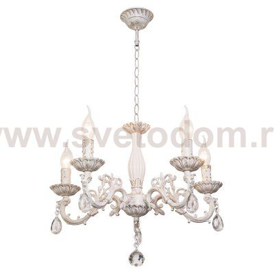 Люстра классическая с хрусталем Экономсвет 30654/5WT