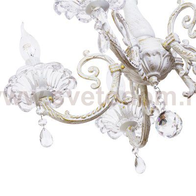 Люстра классическая с хрусталем Экономсвет 30656/5WT