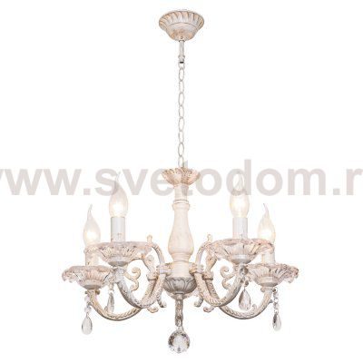 Люстра классическая с хрусталем Экономсвет 30656/5WT
