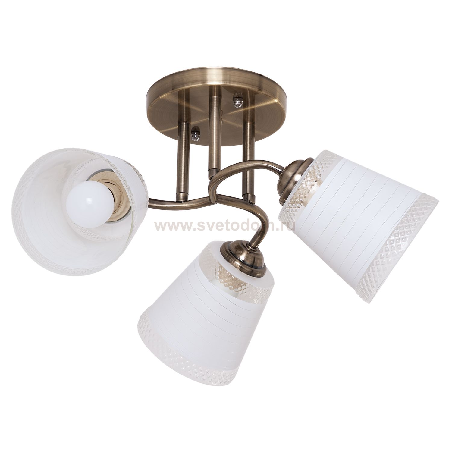 Люстра классическая Экономсвет 30676/3AB WT