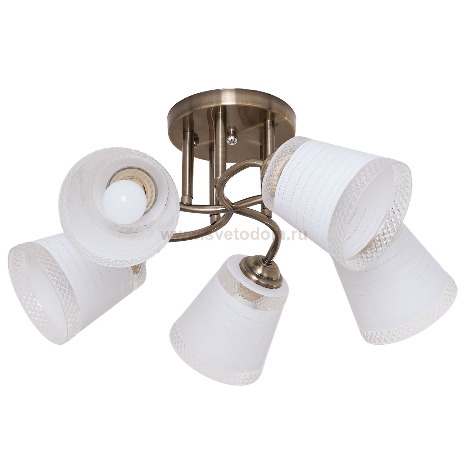 Люстра классическая Экономсвет 30676/5AB WT