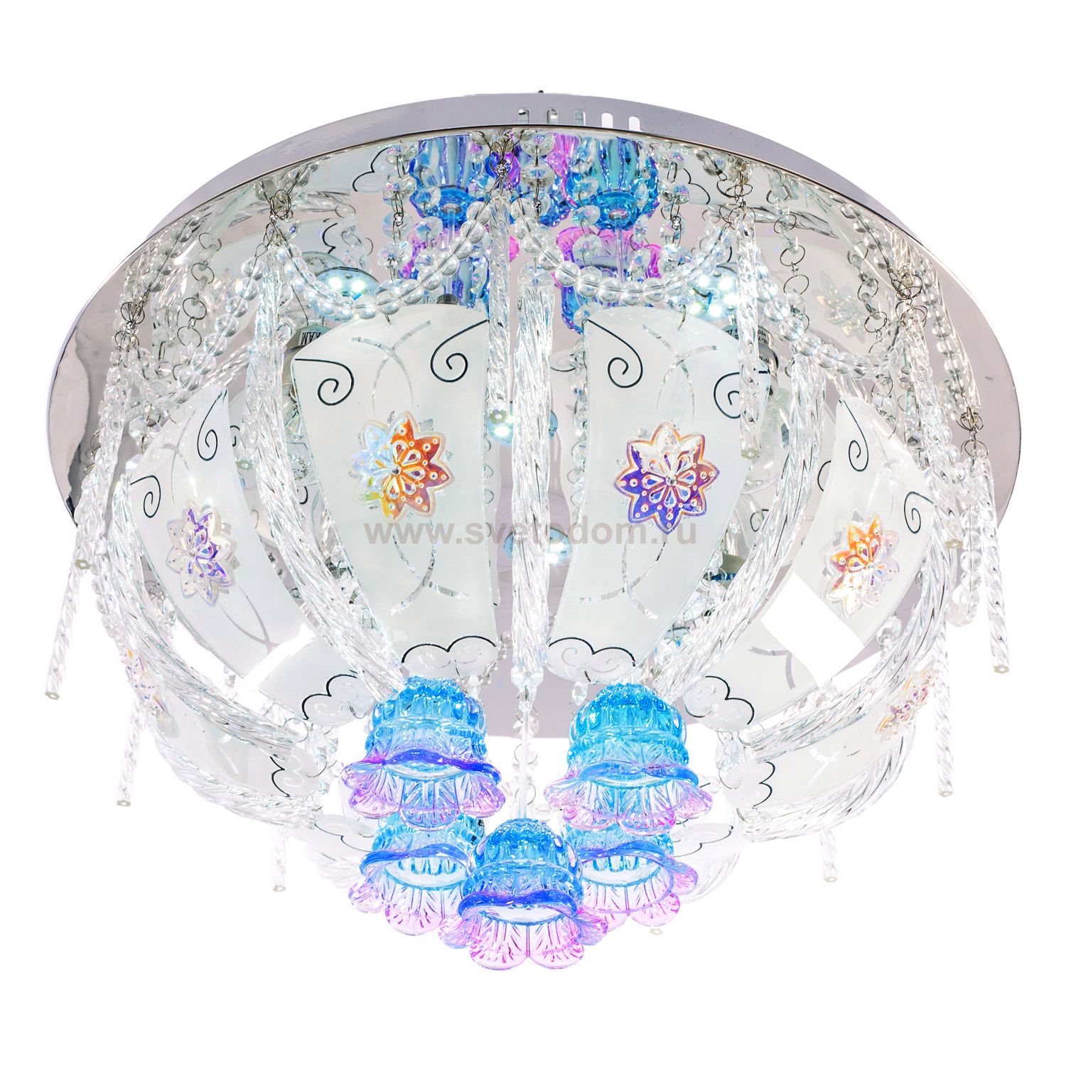 Потолочный светильник Экономсвет 3068/4CR RC WTLED