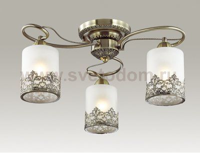 Люстра потолочная Lumion 3070/3C CITADELLA