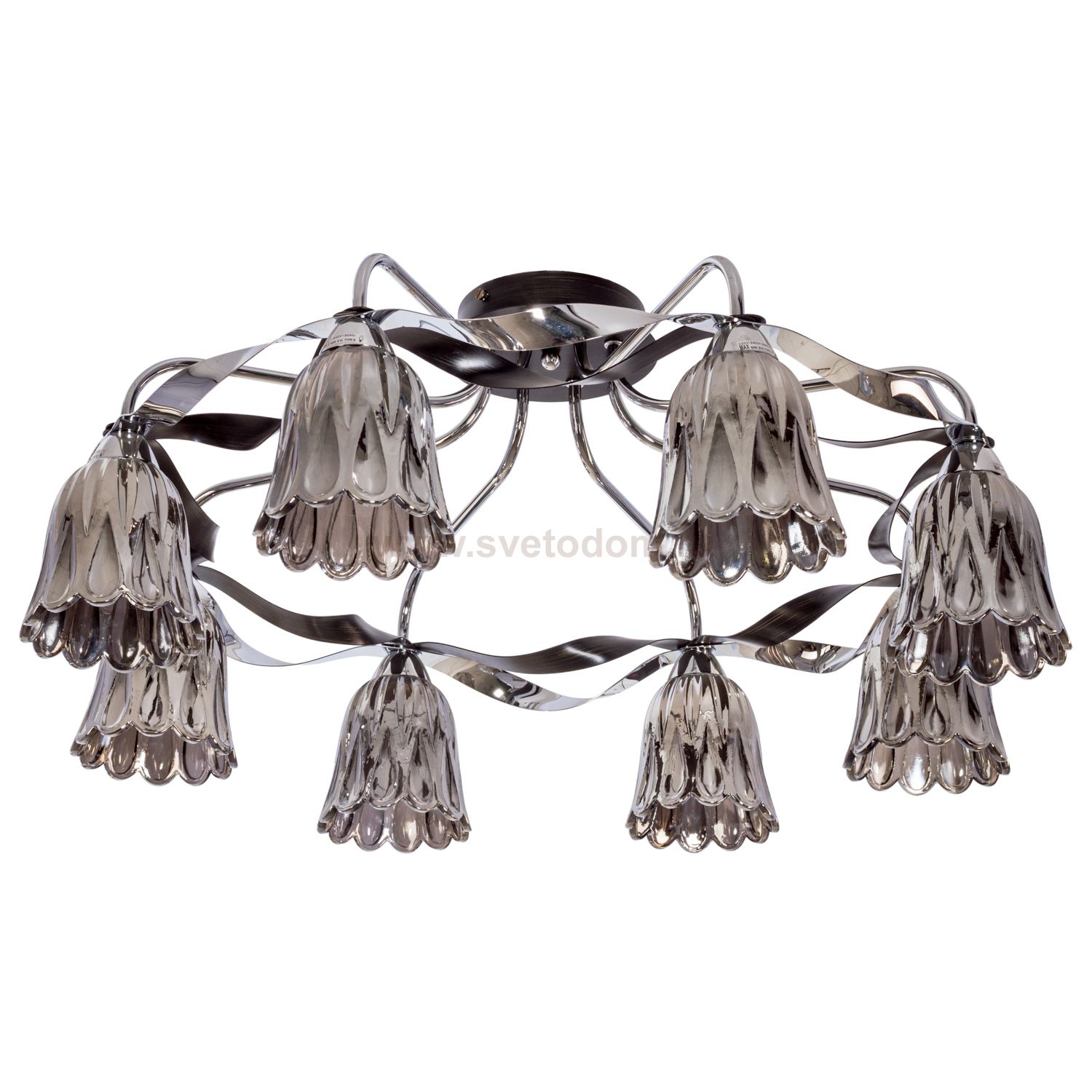 Потолочный светильник Экономсвет 30724C/8CR+WENGUE SM