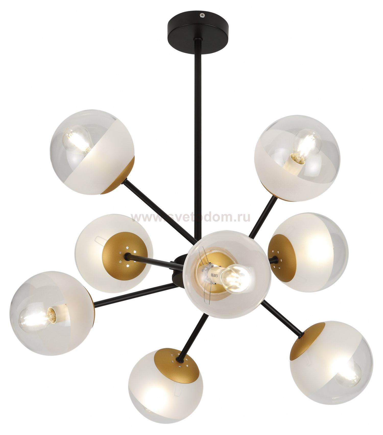 Люстра Rivoli Areta 3075-308 8 х E14 40 Вт модерн