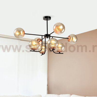 Люстра Rivoli Afina 3076-308 8 х E14 40 Вт модерн