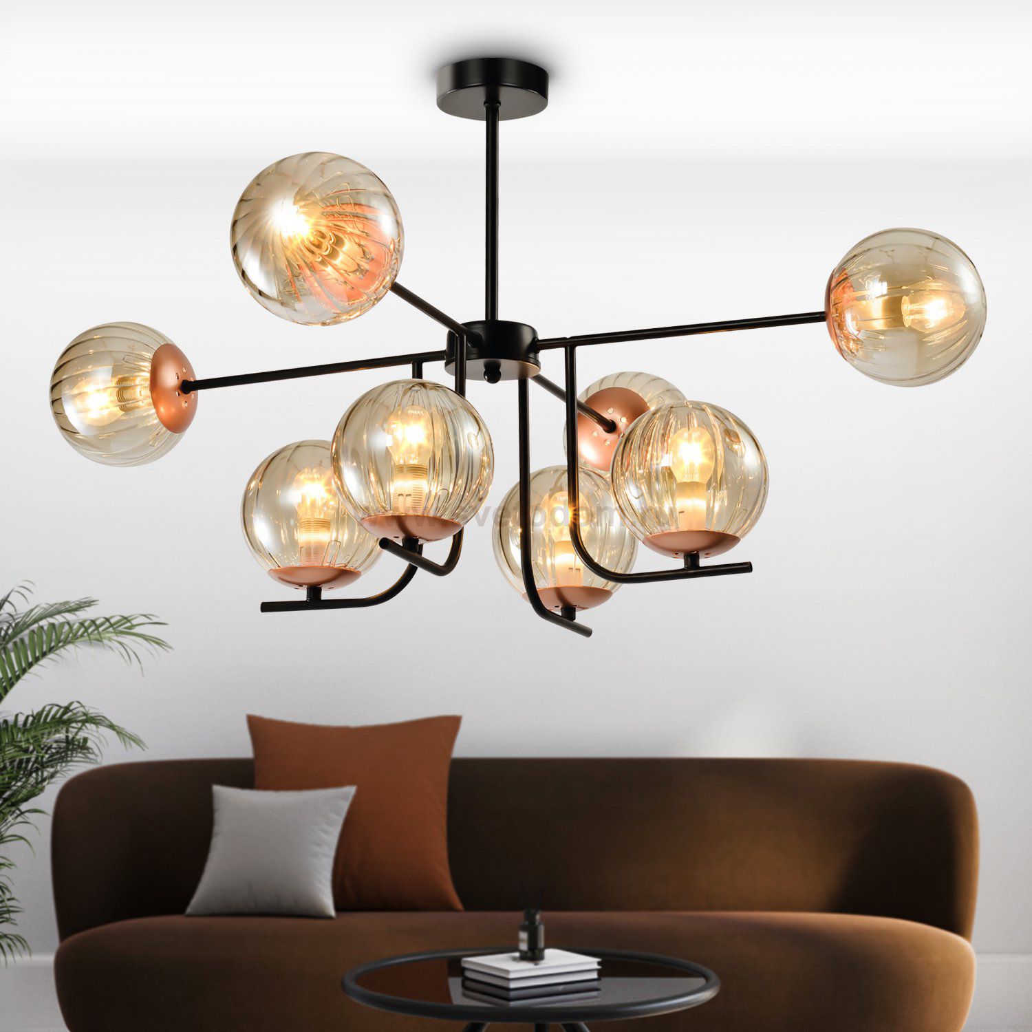 Люстра Rivoli Afina 3076-308 8 х E14 40 Вт модерн