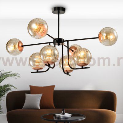 Люстра Rivoli Afina 3076-308 8 х E14 40 Вт модерн