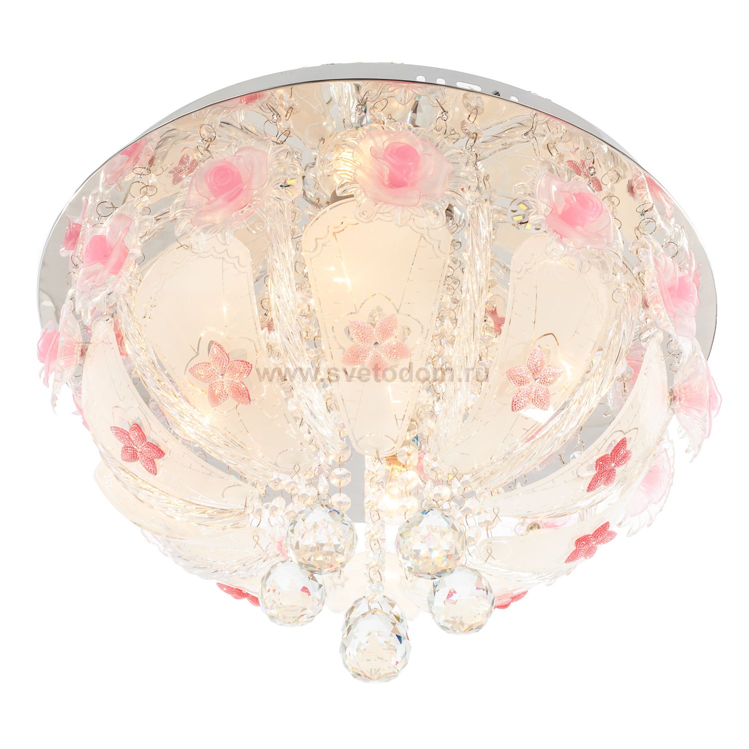 Светильник ЭкономСвет 3077/4CR RC WTLED