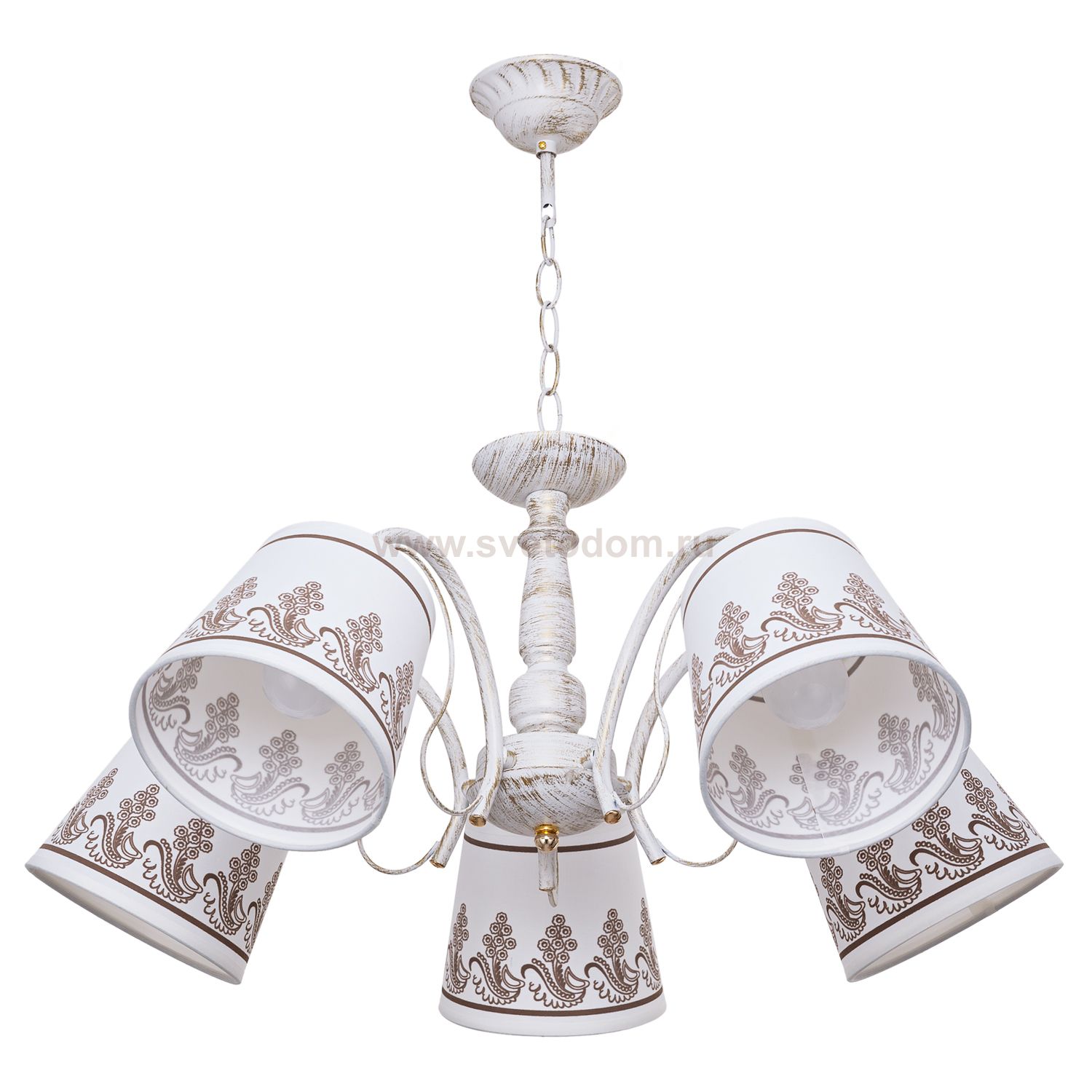 Люстра классическая Экономсвет 30781/5WG PNT