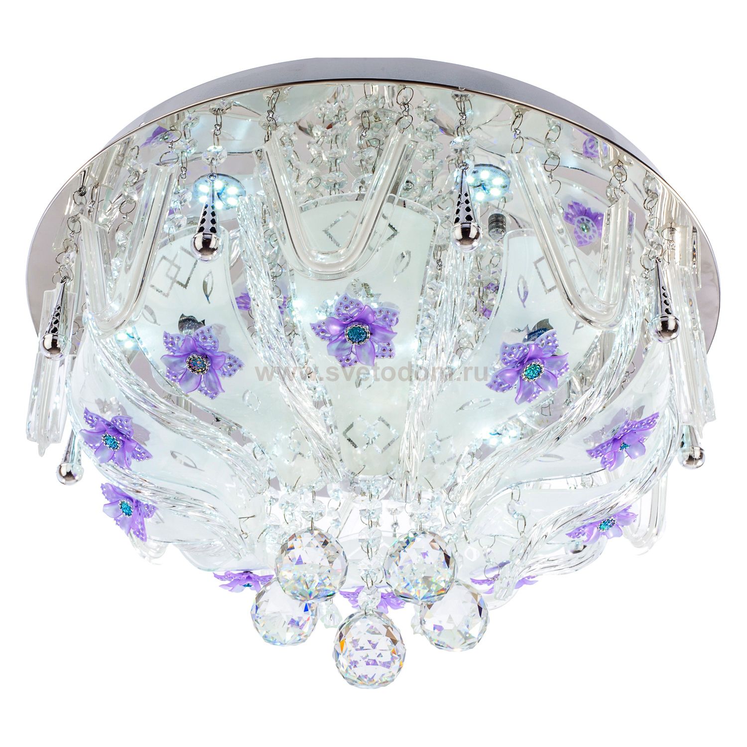 Светильник ЭкономСвет 3078/4CR RC WTLED