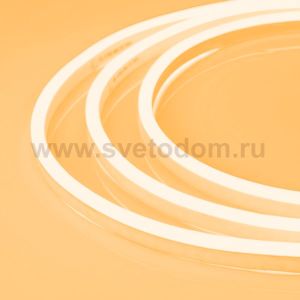 Гибкий неон ARL-NEON-1608PH-SIDE 24V Amber (Arlight, 8 Вт/м, IP65) Arlight 30880