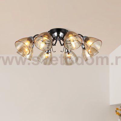Люстра Rivoli Friederike 3089-308 8 х Е27 40 Вт классика