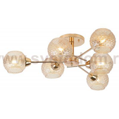 Люстра Rivoli Amalia 3090-306 6 * Е27 40 Вт модерн