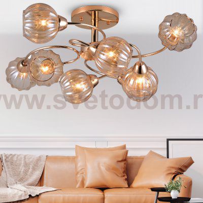 Люстра Rivoli Dorothea 3093-308 8 * Е27 40 Вт модерн