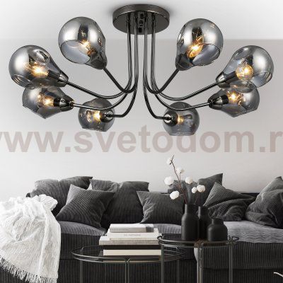 Люстра Rivoli Elisabeth 3094-308 8 * Е14 40 Вт модерн