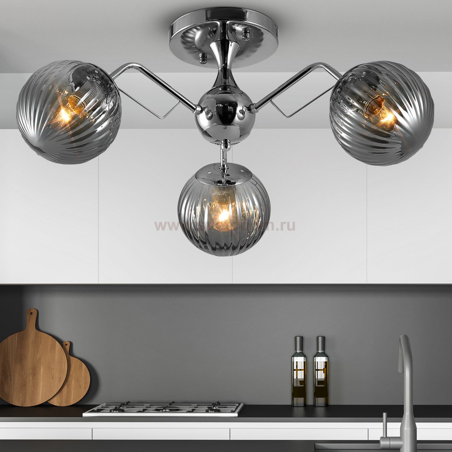 Люстра Rivoli Jessika 3097-303 3 * Е27 40 Вт модерн