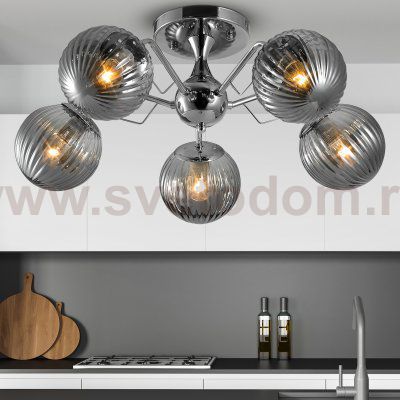 Люстра Rivoli Jessika 3097-305 5 * Е27 40 Вт модерн