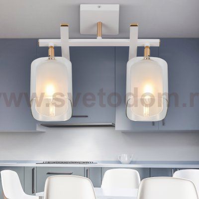 Светильник потолочный Rivoli Helga 3100-302 2 * Е27 40 Вт модерн