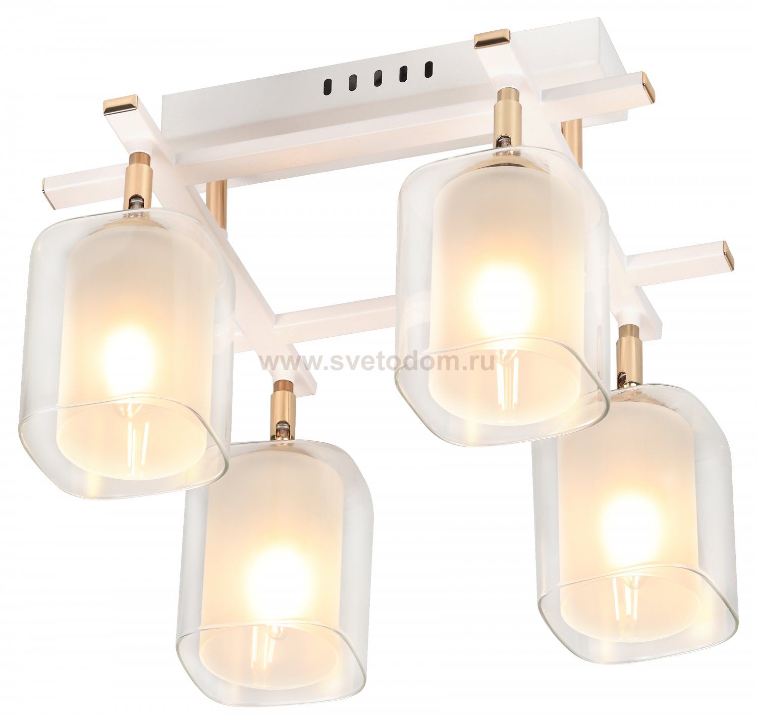 Светильник потолочный Rivoli Helga 3100-304 4 * Е27 40 Вт модерн