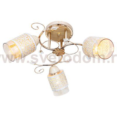 Светильник ЭкономСвет 3101T/3FGD CL+WT