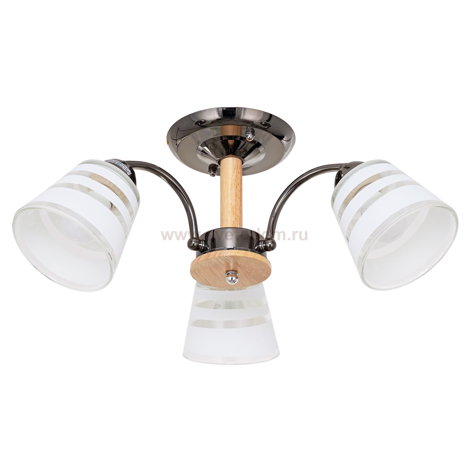 Светильник ЭкономСвет 31020/3ZZH+BR WT