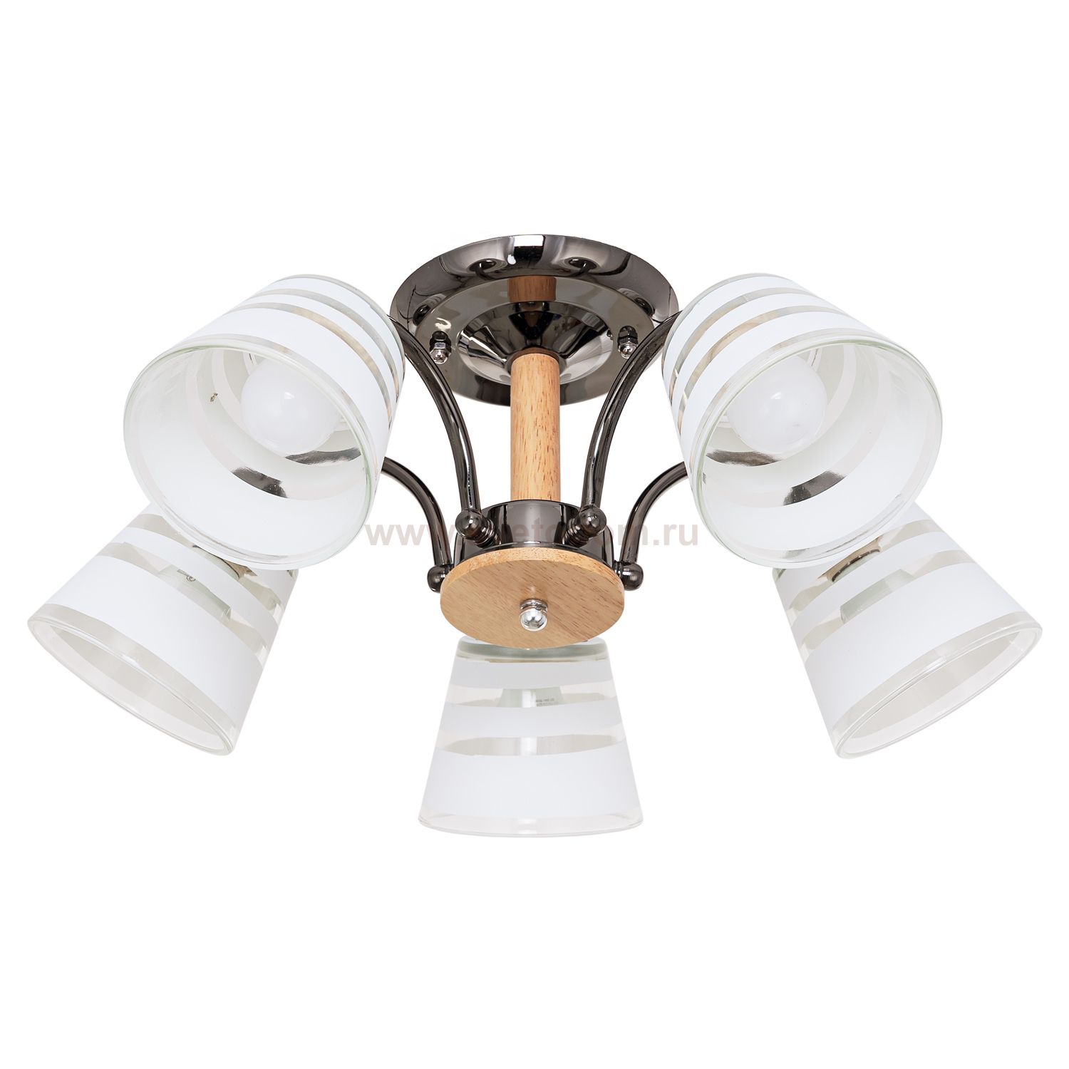 Потолочный светильник Экономсвет 31020/5ZZH+BR WT