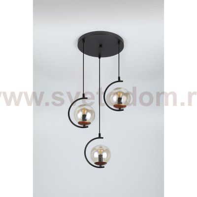 Светильник подвесной (подвес) Rivoli Marlen 3103-203 3 * Е14 40 Вт модерн