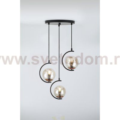 Светильник подвесной (подвес) Rivoli Marlen 3103-203 3 * Е14 40 Вт модерн