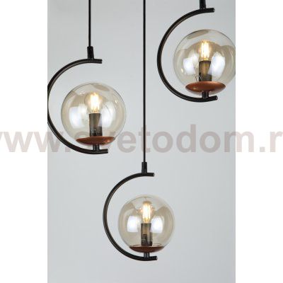 Светильник подвесной (подвес) Rivoli Marlen 3103-203 3 * Е14 40 Вт модерн