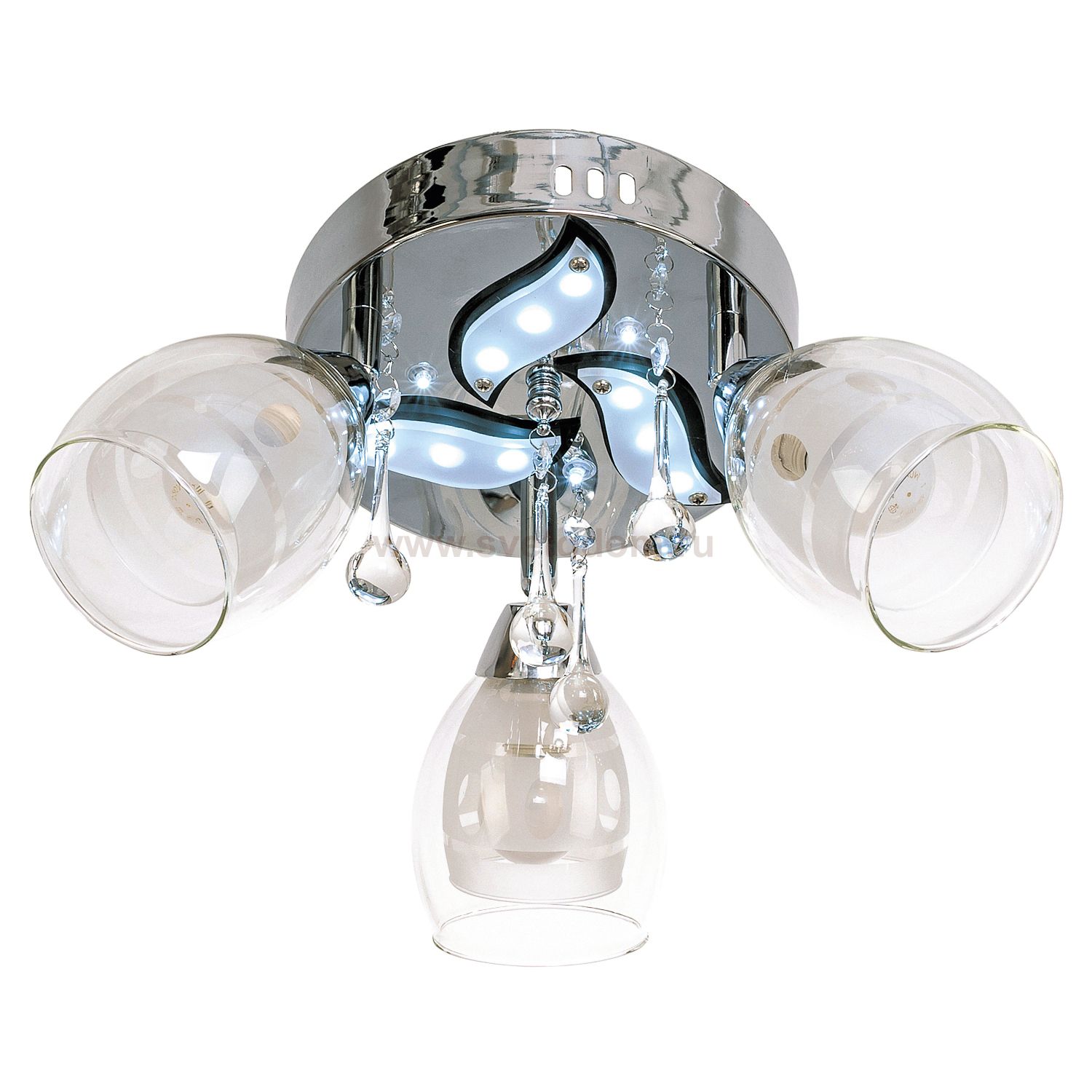 Спотовый светильник Экономсвет 31032/3CR RC WTLED