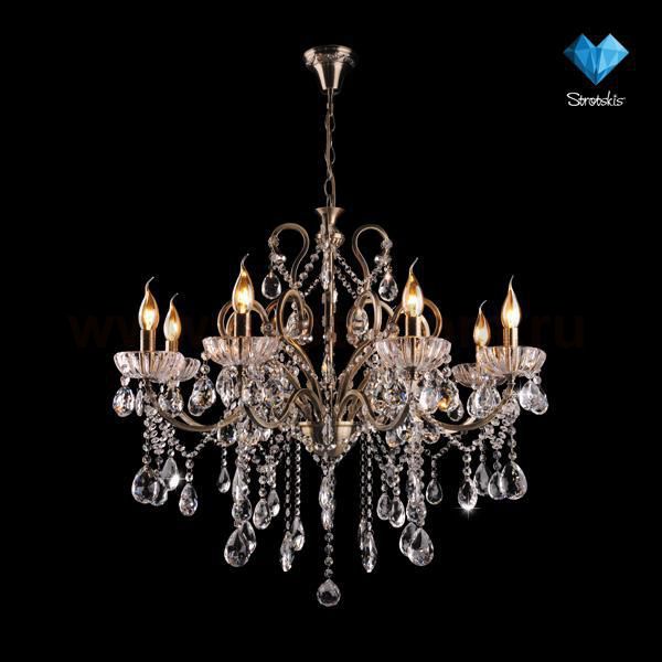 Люстра Eurosvet 3108/8 античная бронза