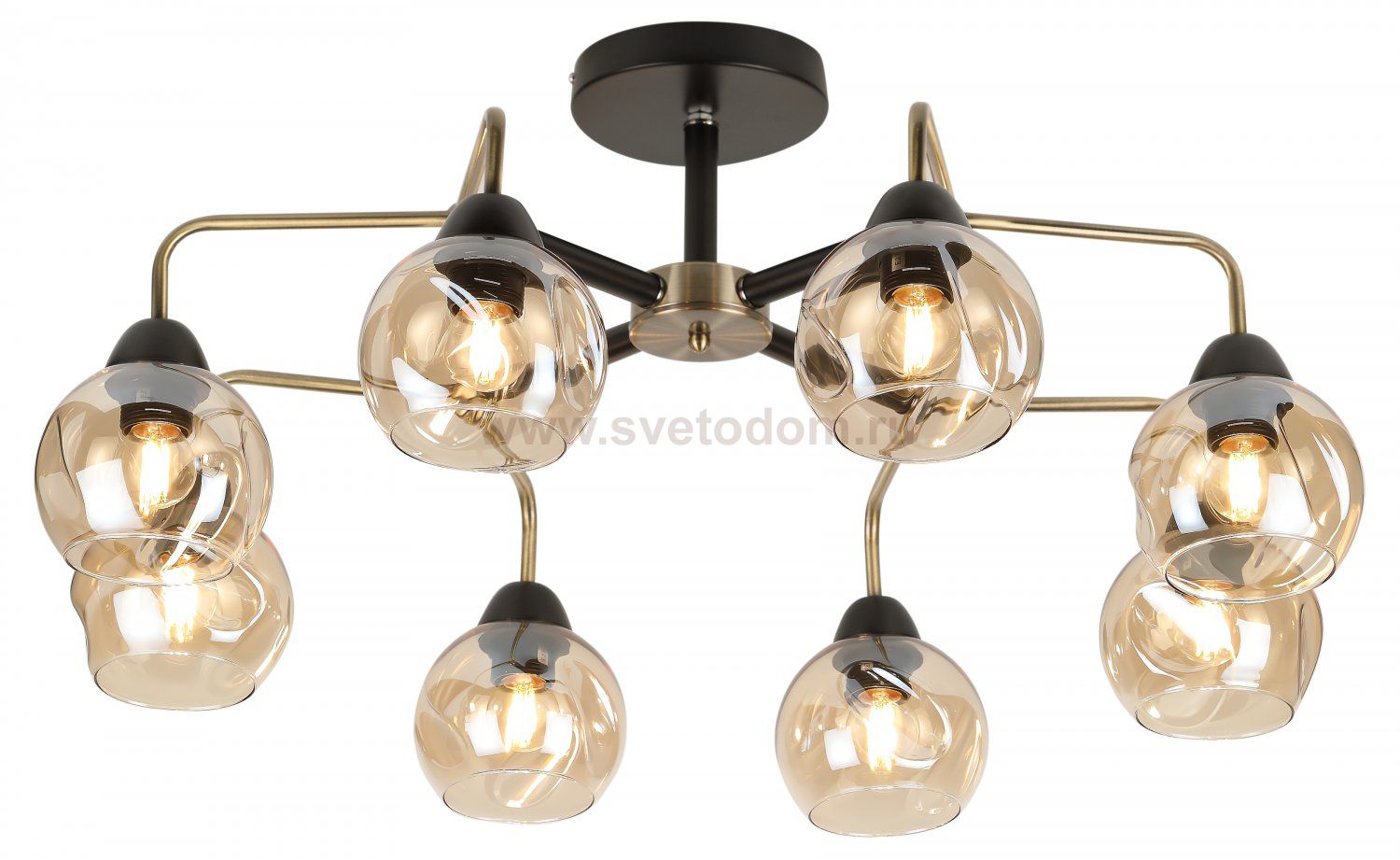 Люстра Rivoli Isa 3110-308 8 * Е27 60 Вт модерн