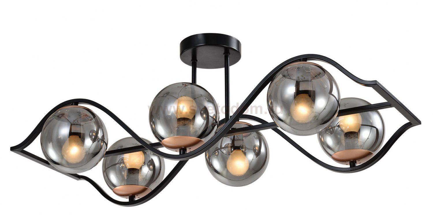 Люстра Rivoli Ursel 3112-306 6 х Е14 40 Вт модерн