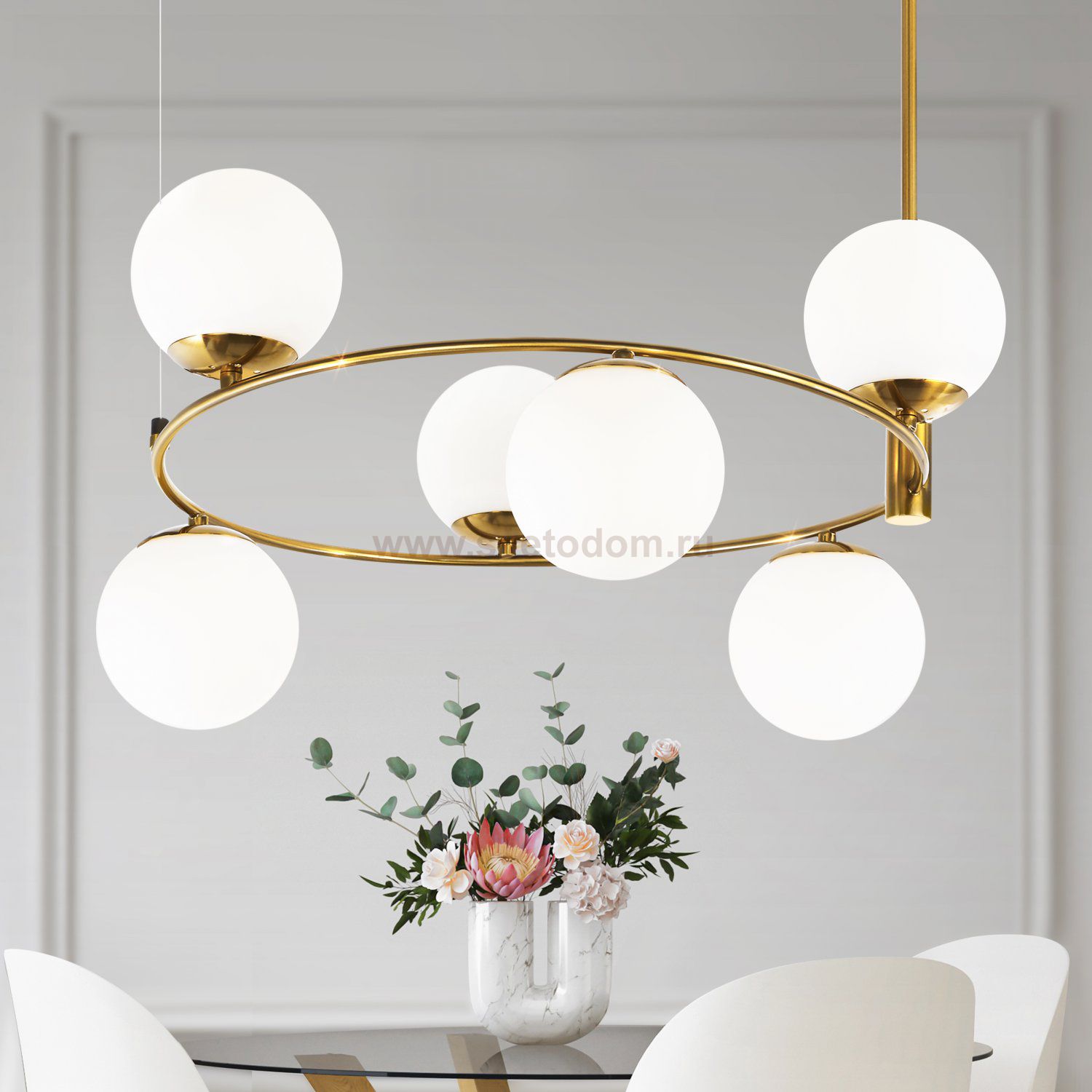 Люстра Rivoli Lola 3115-306 6 х E14 40 Вт модерн