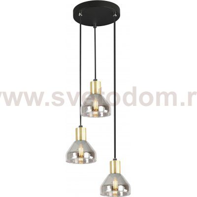 Светильник подвесной (подвес) Rivoli Kassandra 3118-203 3 х Е14 40 Вт модерн потолочный