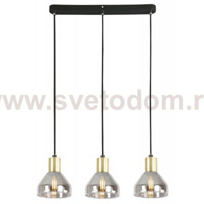 Светильник подвесной (подвес) Rivoli Kassandra 3118-303 3 х Е14 40 Вт модерн потолочный