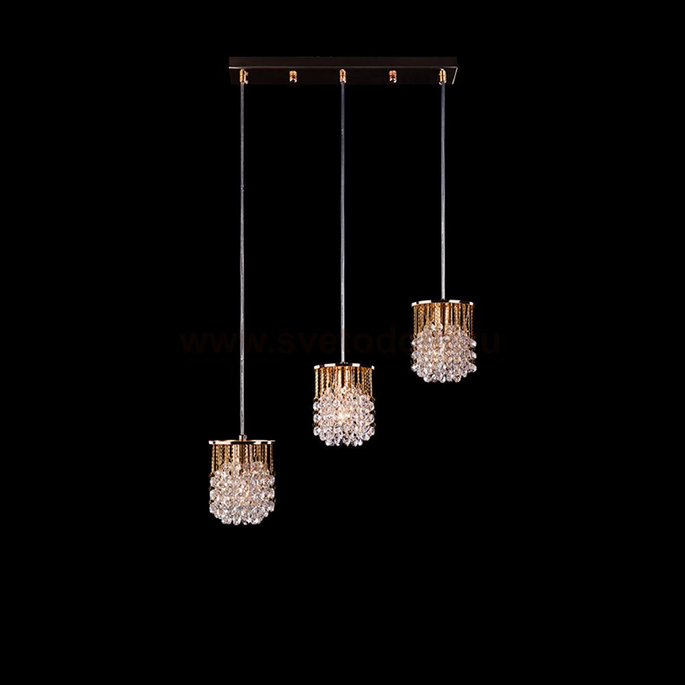 Светильник Eurosvet 3121/3 золото/прозрачный хрусталь