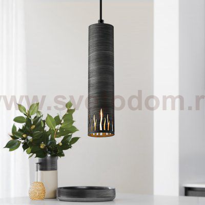 Светильник подвесной (подвес) Rivoli Lethe 3123-201 1 х Е14 40 Вт модерн потолочный