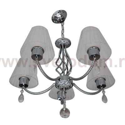 Люстра классическая Экономсвет 31260/5CR WT+CL