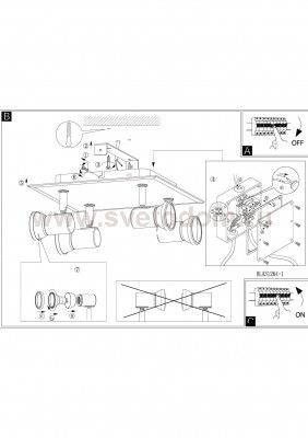 Светильник поворотный спот Eglo 31264 TAMARA 1