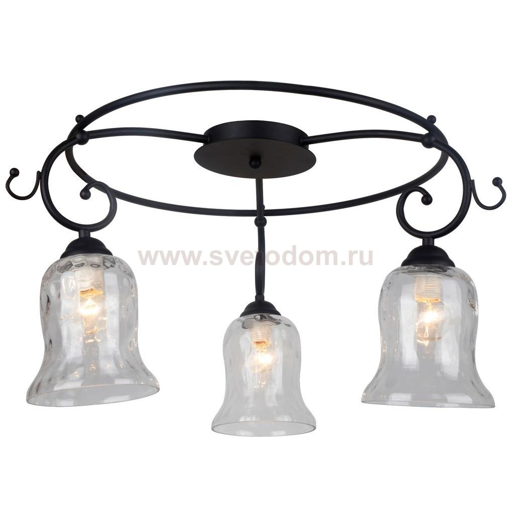 Потолочный светильник Escada Orlando 313/3PL E14*40W Black