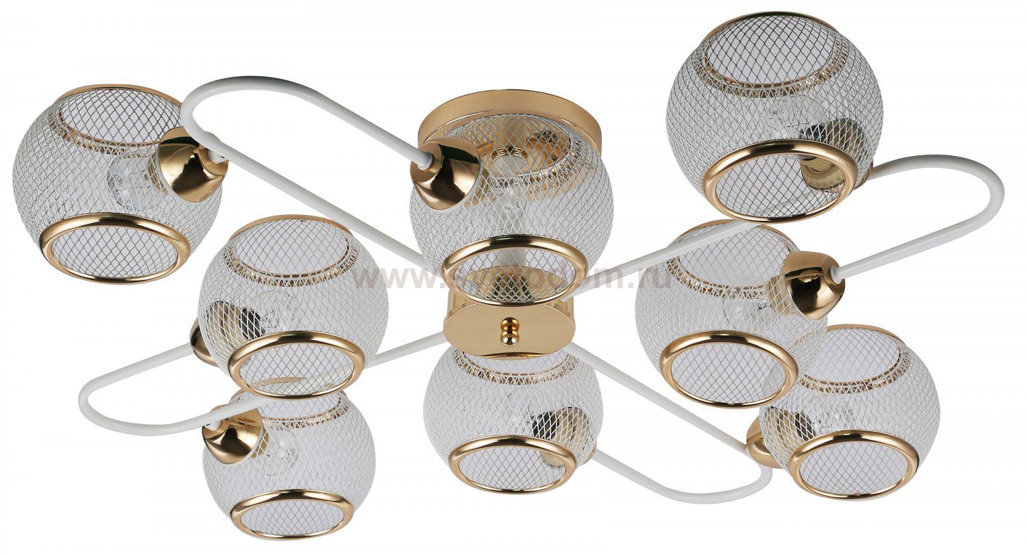 Люстра Rivoli Mortifera 3130-308 8 х Е27 40 Вт модерн