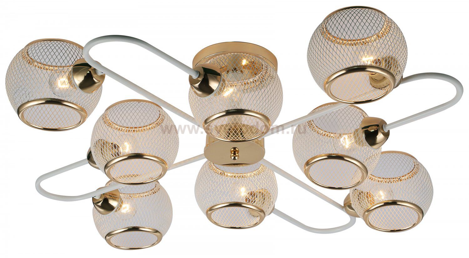 Люстра Rivoli Mortifera 3130-308 8 х Е27 40 Вт модерн