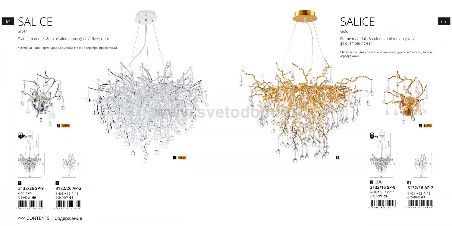 Подвесной светильник Divinare 3132/16 SP-9 SALICE SALICE