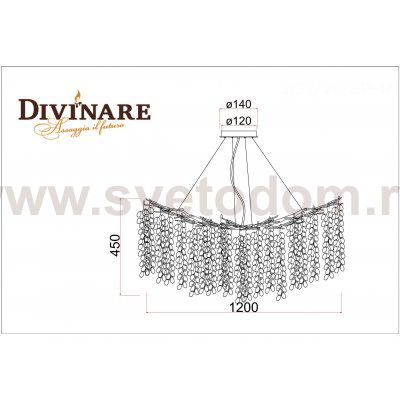 Светильник подвесной Divinare 3135/26 SP-14 SALICE