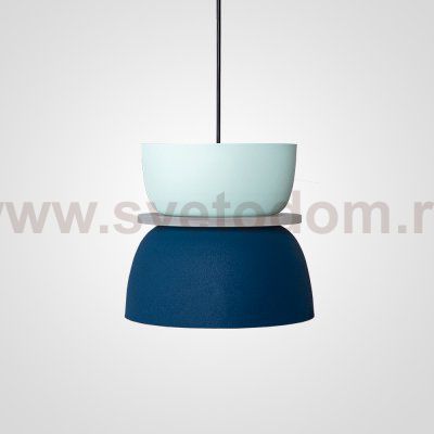 Подвесной Светильник Ilo D22 Blue/Mint By Imperiumloft