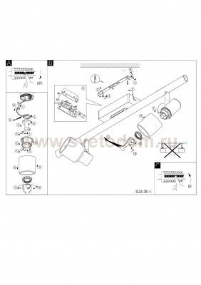 Светильник спот Eglo 31391 TABERNO