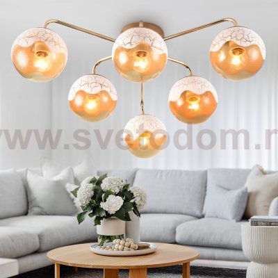 Люстра Rivoli Avril 3140-305 6 х Е27 60 Вт модерн